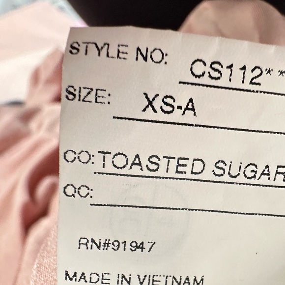 Cynthia & Sahar XIMENA Toasted Sugar CrissCross Halter Satin Mermaid Dress CS112 - Picture 9 of 10